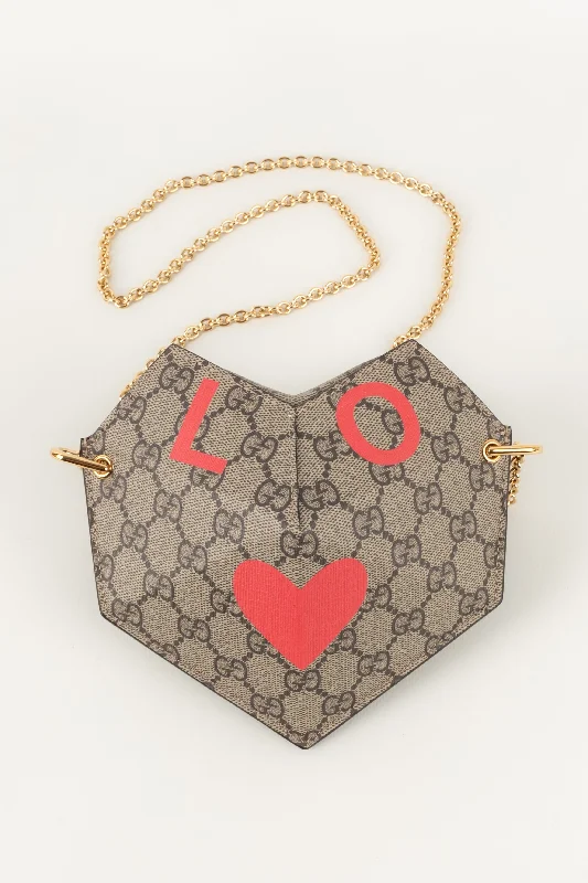 Gucci handbags for women with a beaded trimSac Gucci Valentine's day heart