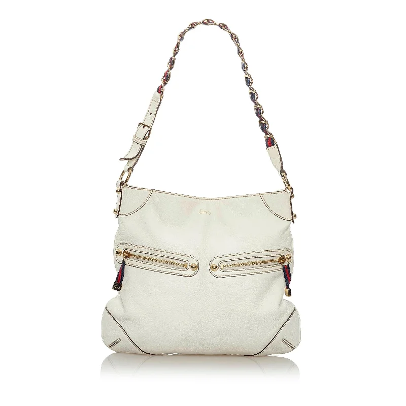 Gucci backpacks for women with a multi - pocket designGucci Capri Ranch Kid Leather Hobo Bag