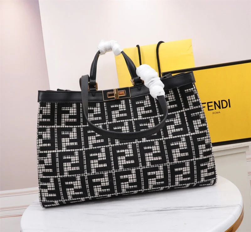 Fendi Baguette bags with a studded leather trim for a bold and edgy lookWF - Fendi Bags - 042