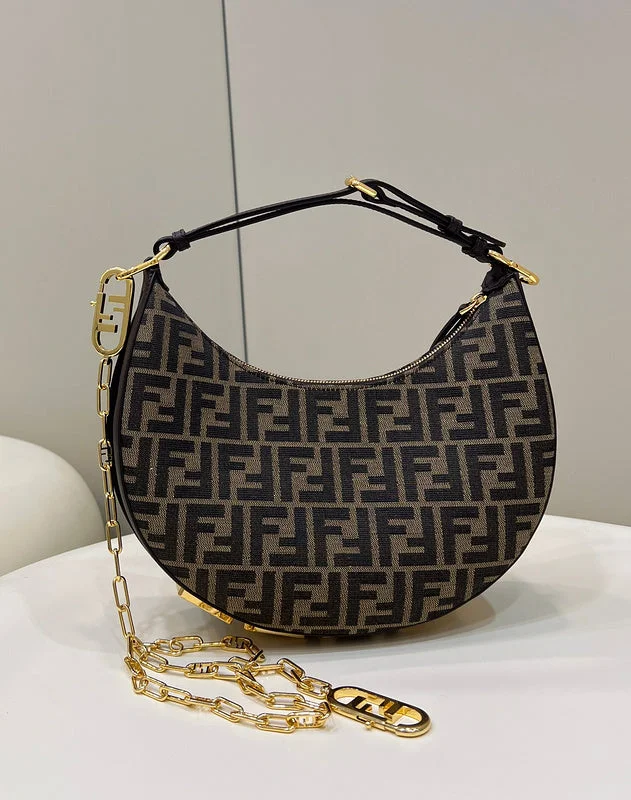 Fendi handbags with a perforated leather detail for a breathable and unique designWF - Fendi Bags - 033