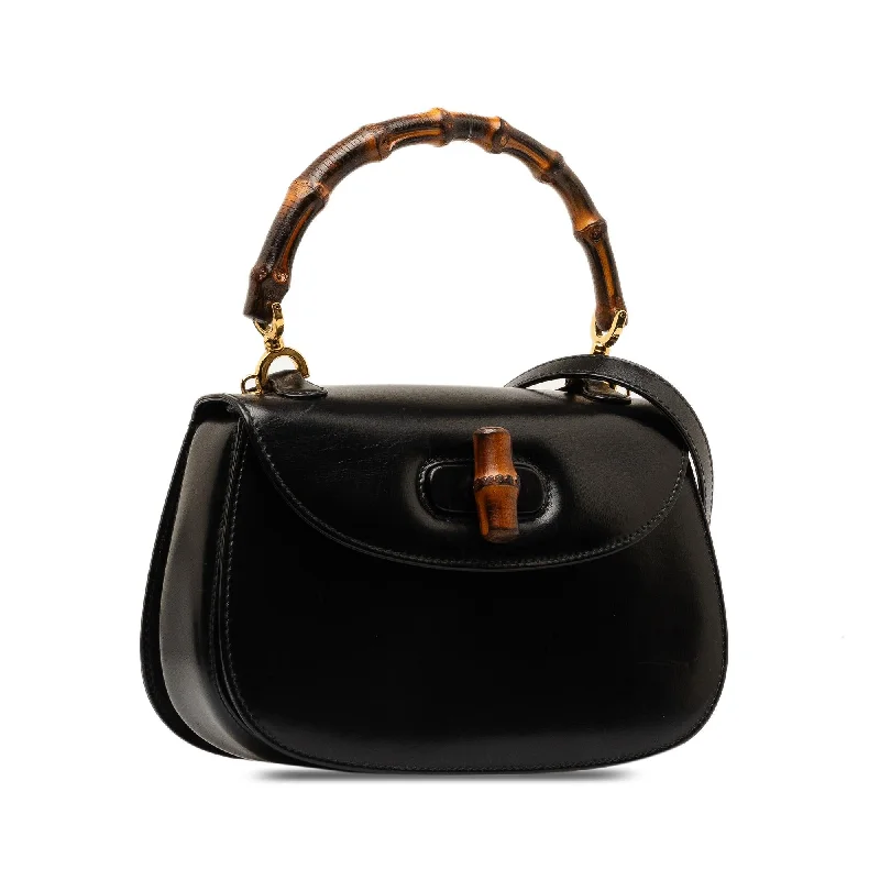 Women Gucci Sylvie bags with a leather - wrapped handleGucci Bamboo Night (neKgcI)