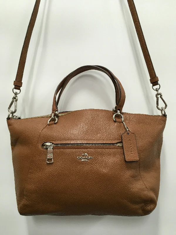 Coach Dempsey bags with a contrast - colored interior for visual interestHandbag Designer By Coach, Size: Medium