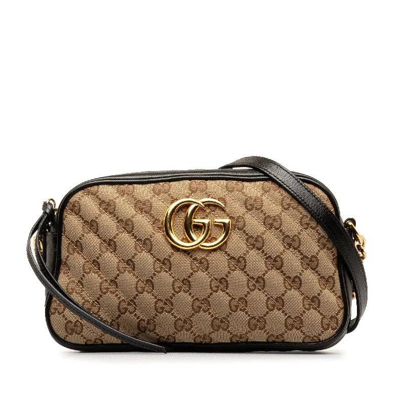 Ladies Gucci Dionysus bags with a star - shaped charmGucci Camera Bag Small GG Canvas