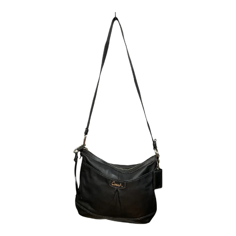 Coach Borough bags with a contrast - stitched handle for a unique lookCrossbody Designer By Coach, Size: Medium