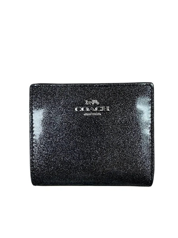 Ladies Coach Rogue bags with a star - shaped charm for a playful touchWallet Designer By Coach, Size: Small