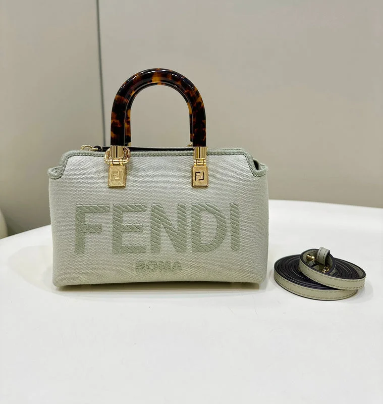 Fendi tote bags with a double - zip closure for enhanced securityWF - Fendi Bags - 030