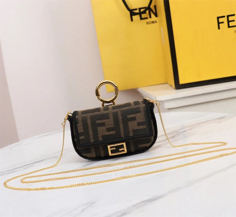 Fendi Baguette bags with a monogram - embossed leather surface for a luxurious feelWF - Fendi Bags - 033