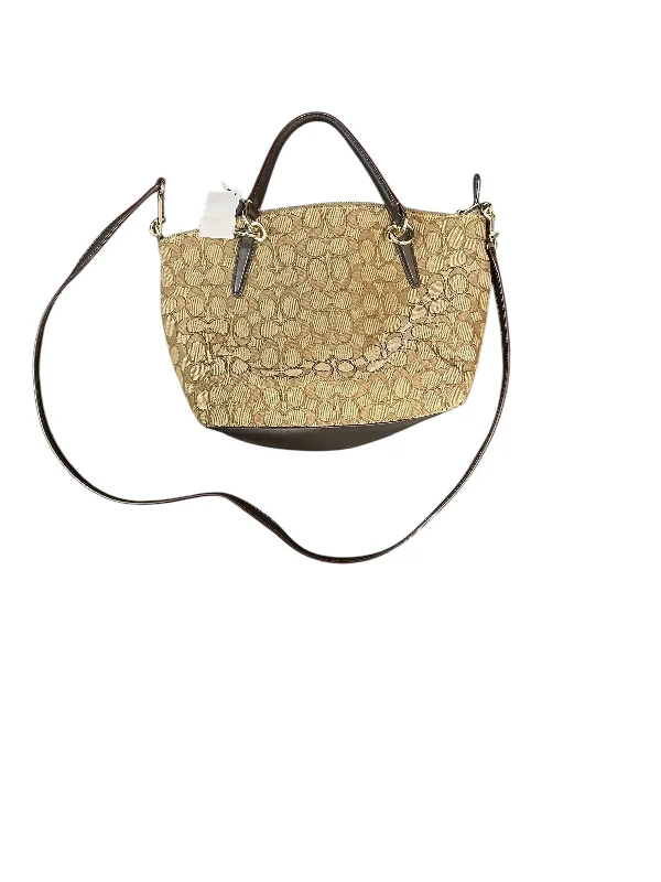 Ladies Coach Tabby bags with a textured leather surface for a more tactile lookHandbag Designer By Coach, Size: Medium