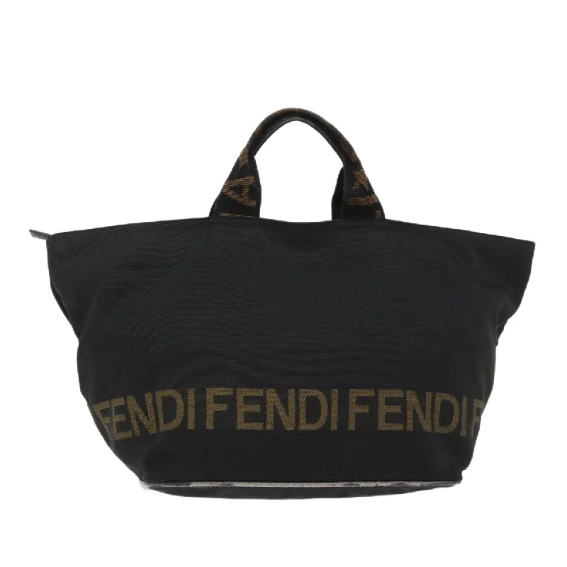 Fendi backpacks with a sleek, modern design and a matte finishFENDI Hand Bag Nylon Black Brown  48222