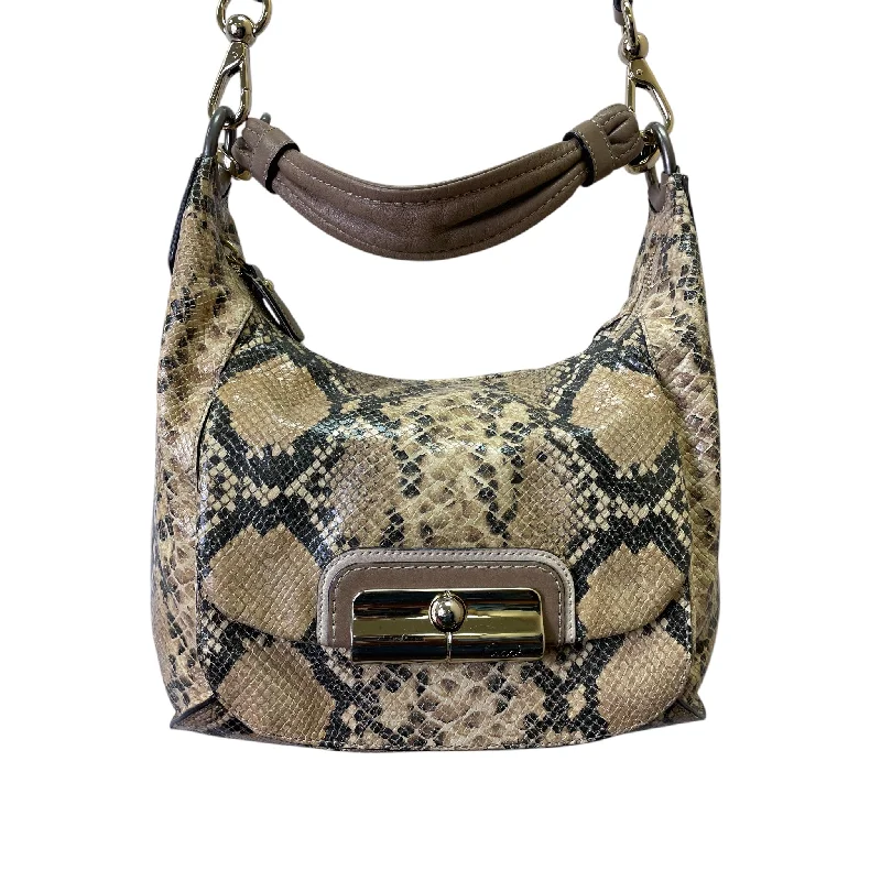 Coach backpacks with a padded back panel for comfort during long - term useCrossbody Designer By Coach In Animal Print, Size:Large