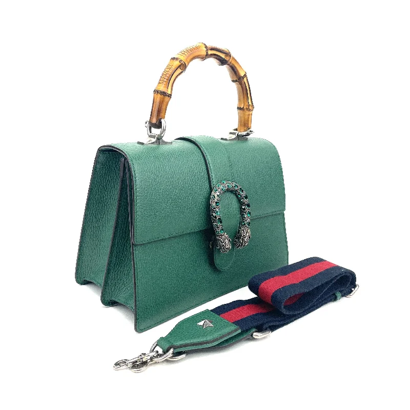 Ladies Gucci handbags with a detachable coin purse insideGUCCI Dionysus Bamboo Top Handle Bag