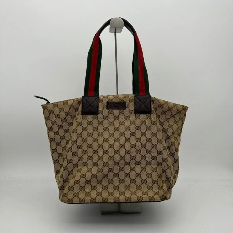 Gucci Marmont bags for women with gold - toned hardwareGucci Canvas Leather Beige Crossbody Tote Bag Medium