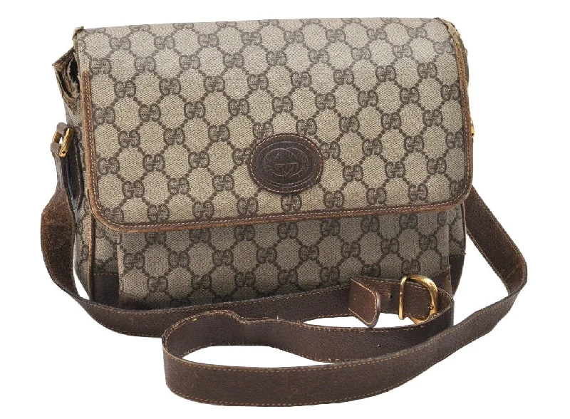 Ladies Gucci Dionysus bags in a pastel colorAuthentic GUCCI Vintage Shoulder Cross Body Bag Purse GG PVC Leather Brown 5718K