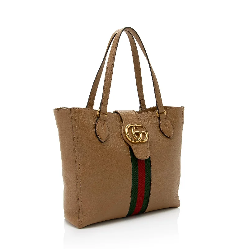 Women Gucci bags with interlocking G hardware for a classic lookGucci Calfskin New Sakai Lux Web Dahlia Small Tote (SHF-W8gTIa)