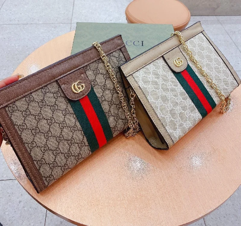 Ladies Gucci Dionysus bags in a pastel colorGucci Canvas  Supreme  (Crossbody Shoulder) Handbag