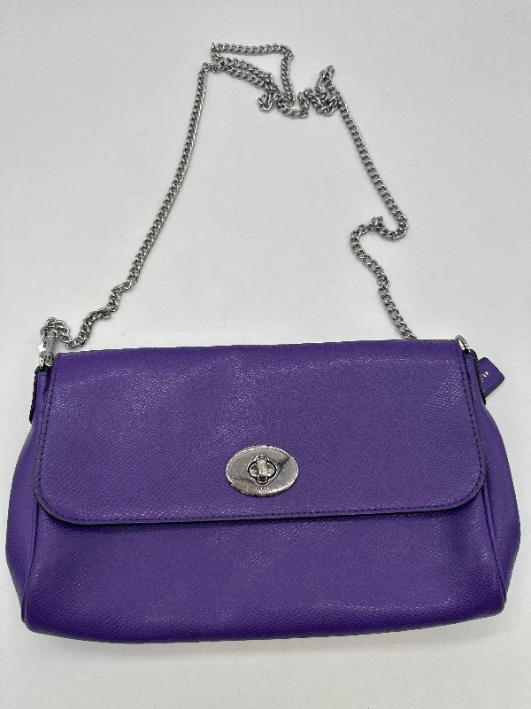 Coach Borough bags with a structured silhouette and a magnetic - snap closureCrossbody Designer By Coach, Size: Small