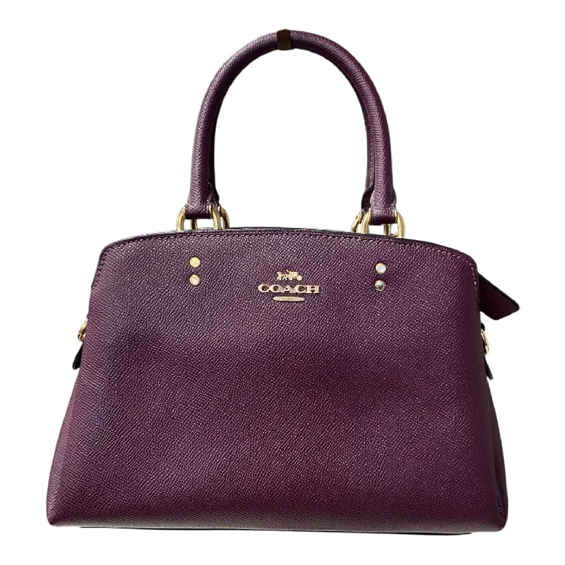 Coach Rogue bags with a detachable shoulder strap for versatile carryingCrossbody Designer By Coach In Purple, Size:Small