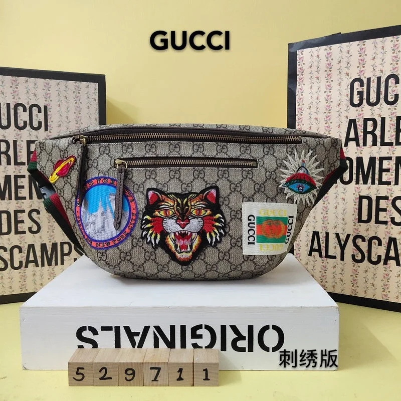 Women Gucci crossbody bags with a woven leather strapWF - Gucci Bags - 10742