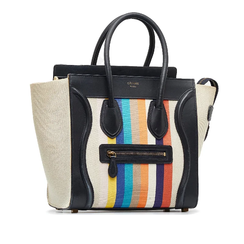 Celine Bags with Magnetic Closures for Quick AccessCeline Micro Luggage Tote Handbag