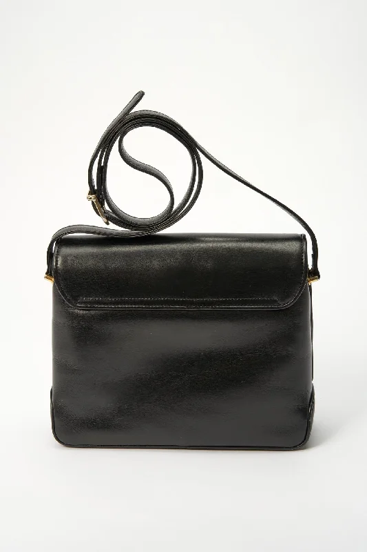 Celine Bags with Chain Handles for a Touch of GlamourVintage Celine Crossbody Black Bag