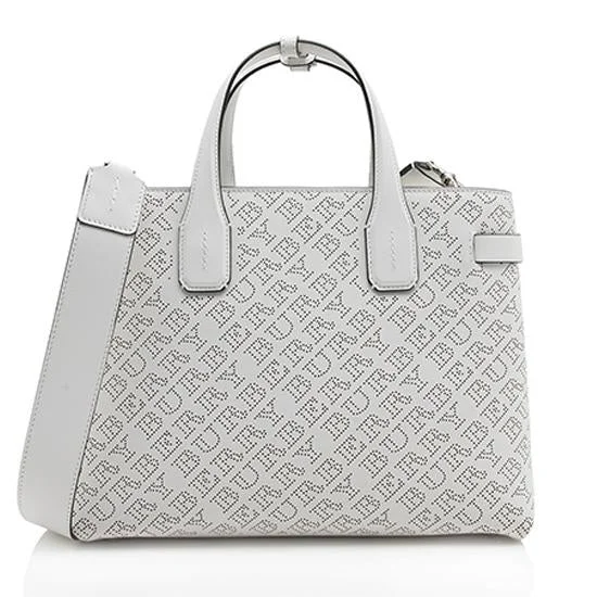 Durable Burberry Canvas Bags for Everyday UseBurberry Perforated Leather Logo Banner Medium Tote