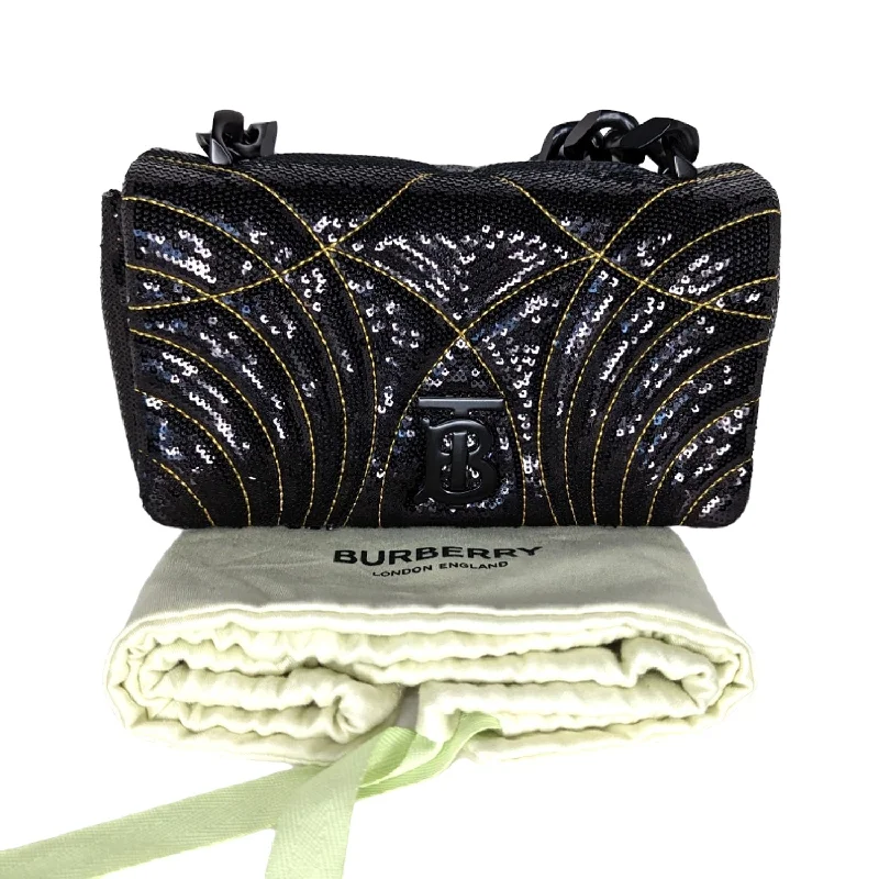 Functional Burberry Diaper Bags for New MomsBurberry Lola Small Quilted Sequin Chain Shoulder Bag