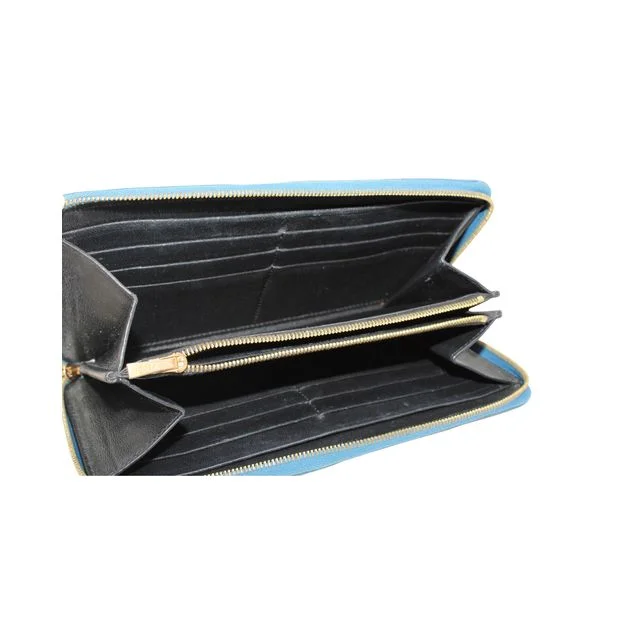 Easy - to - Clean Celine Bags for Busy LifestylesCeline Blue Python Leather Wallet