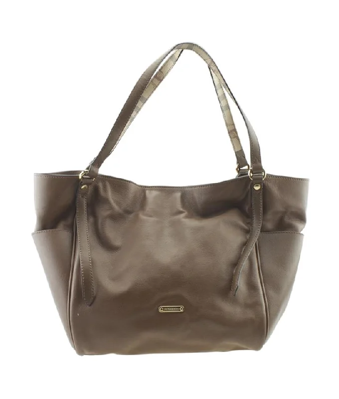 Child - Sized Burberry Bags for Little FashionistasBurberry Panels Small Canterbury Brown Leather Tote