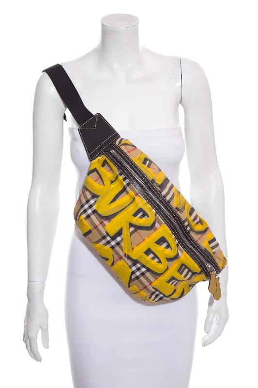 Sporty Burberry Bags for Athletic ActivitiesBurberry Yellow Multi Waist Bag