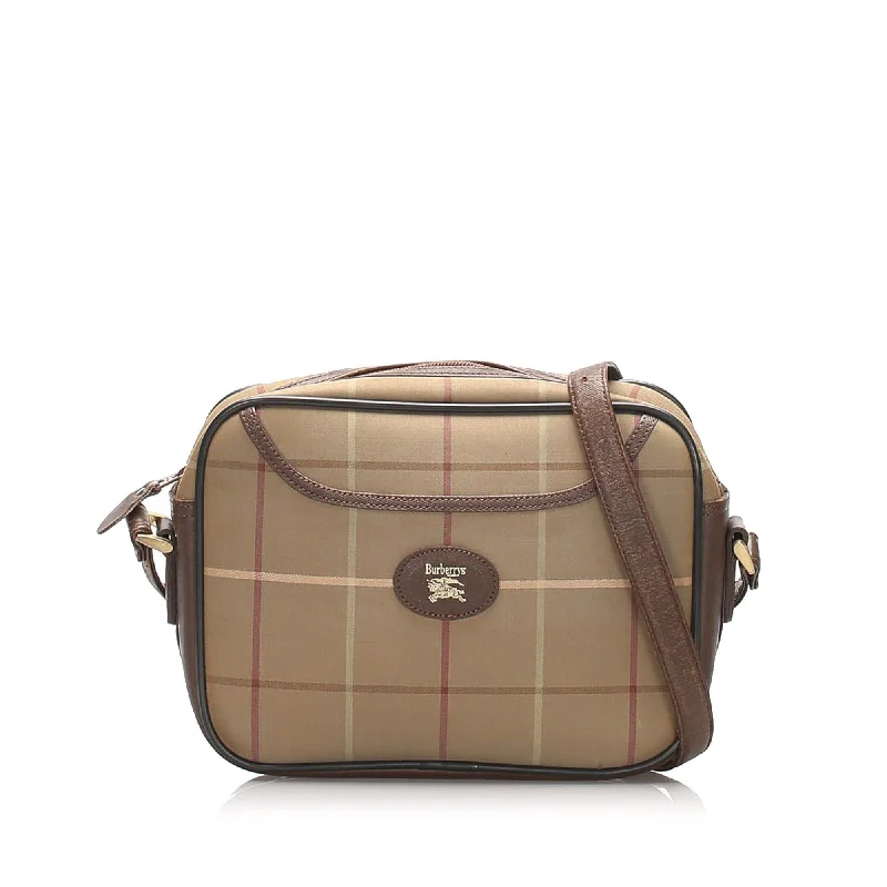 Child - Sized Burberry Bags for Little FashionistasBurberry Plaid Canvas Crossbody Bag (SHG-12419)