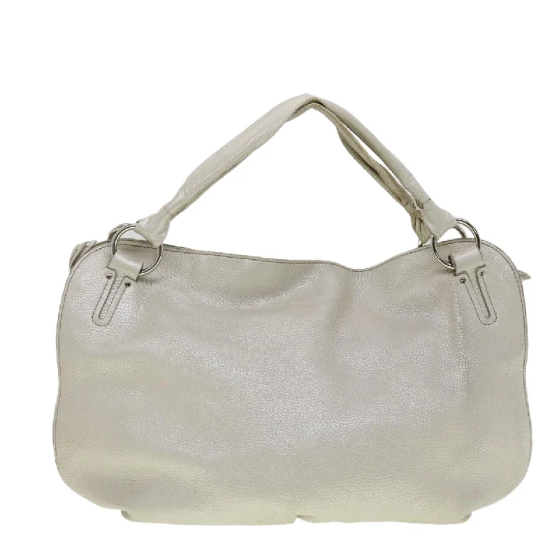 Minimalist Celine Bags for a Sleek and Chic LookCeline Tote Bag Leather White  fm1569