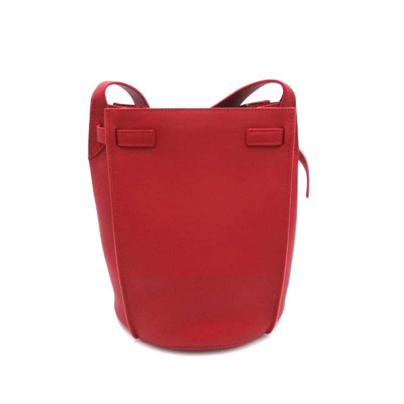 Durable Celine Canvas Bags for Outdoor ActivitiesCeline Big bag bucket Red leather 183343A4T