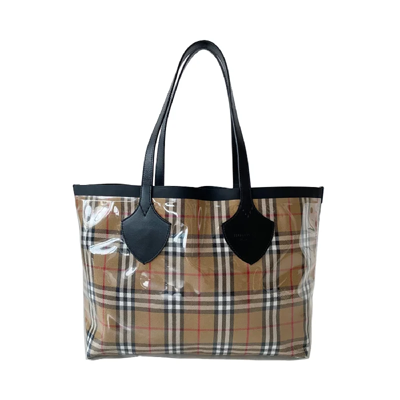 Burberry Bags with Adjustable Handles for Different Carrying WaysBurberry Reversible Medium Giant Vintage Check Tote