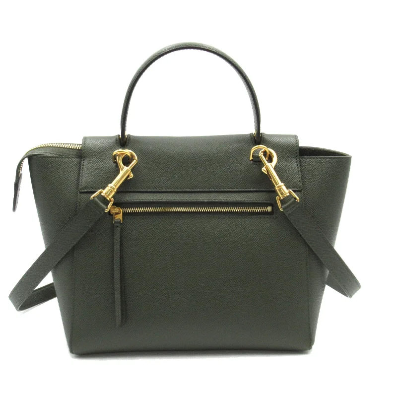 Celine Bags with Adjustable Shoulder Straps for All - Day ComfortCeline Belt bag Khaki leather