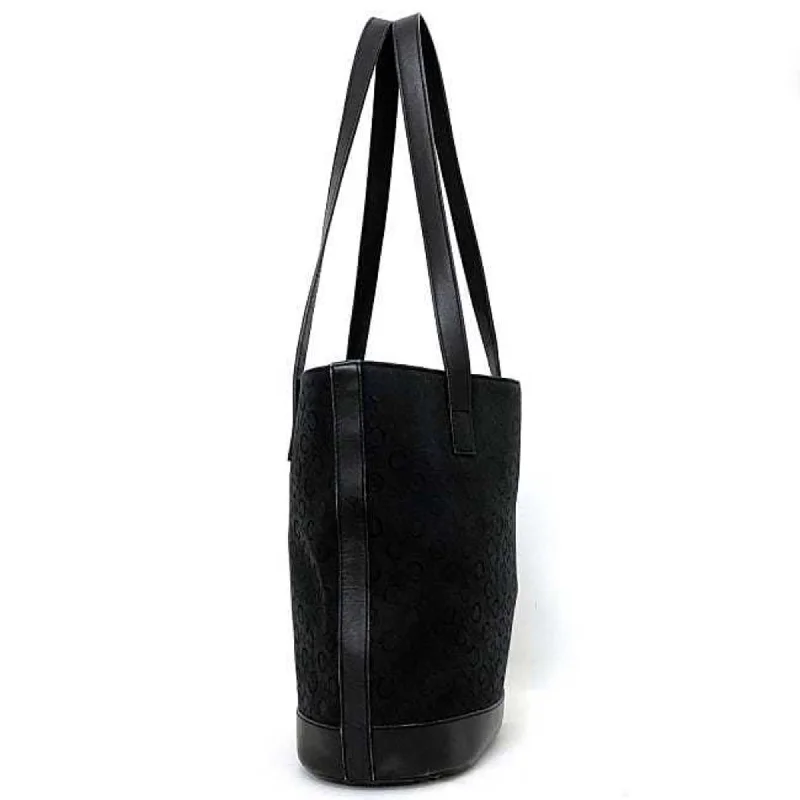 Elegant Celine Clutch Bags for Formal GalasCeline Tote Bag Black Gold C Macadam MC00/2 Canvas Leather  CC Shoulder Ladies