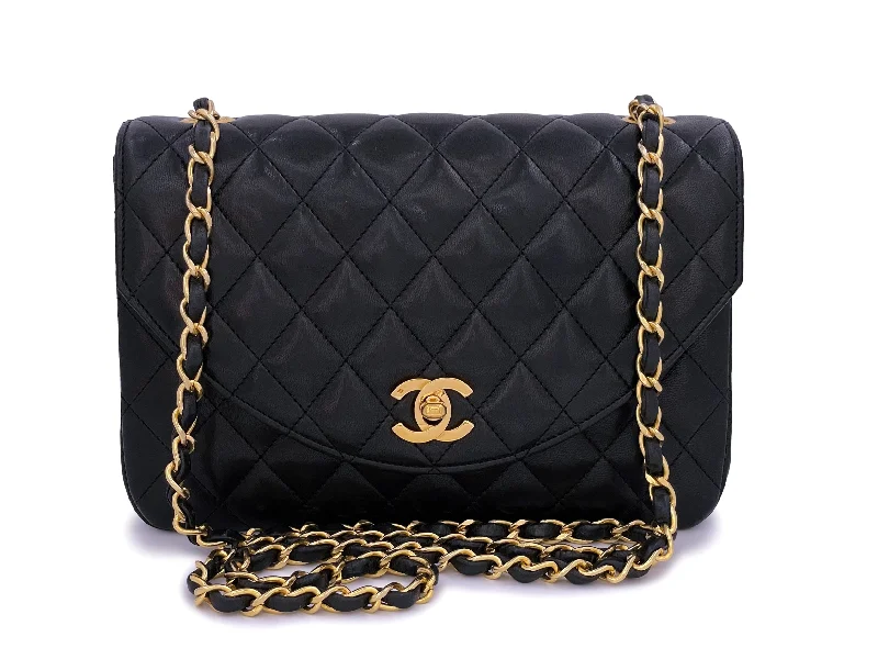 Chanel Vintage Inspired Handbag for Retro LoversChanel 1989 Vintage Classic Curved Flap Bag Black 24k GHW