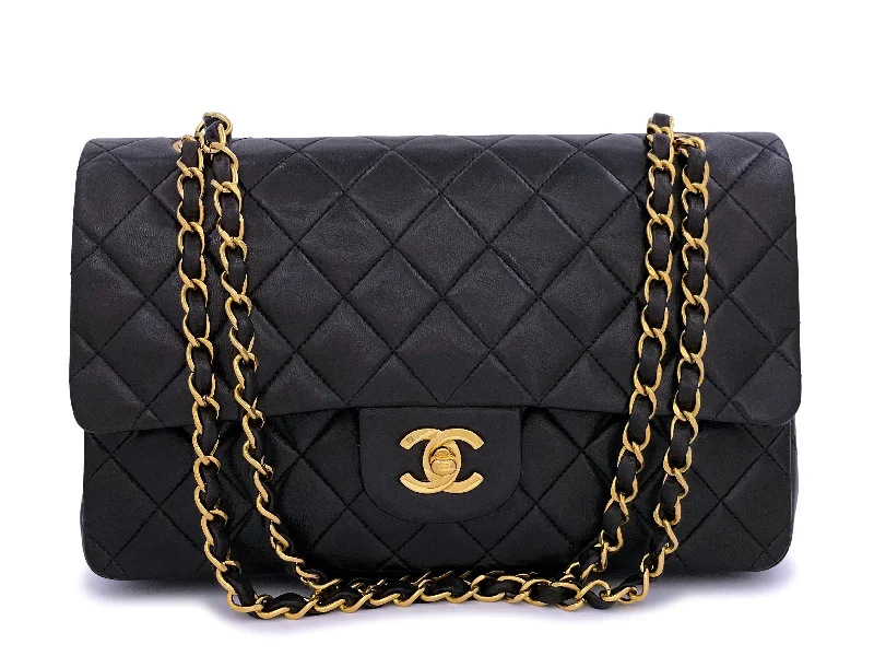 Chanel Black Handbag for Business MeetingsChanel 1994 Vintage Black Medium Classic Double Flap Bag 24k GHW Lambskin