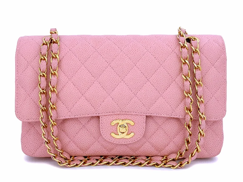 Chanel Vintage Inspired Handbag for Retro LoversChanel 2004 Vintage Sakura Pink Caviar Medium Classic Double Flap Bag 24k GHW