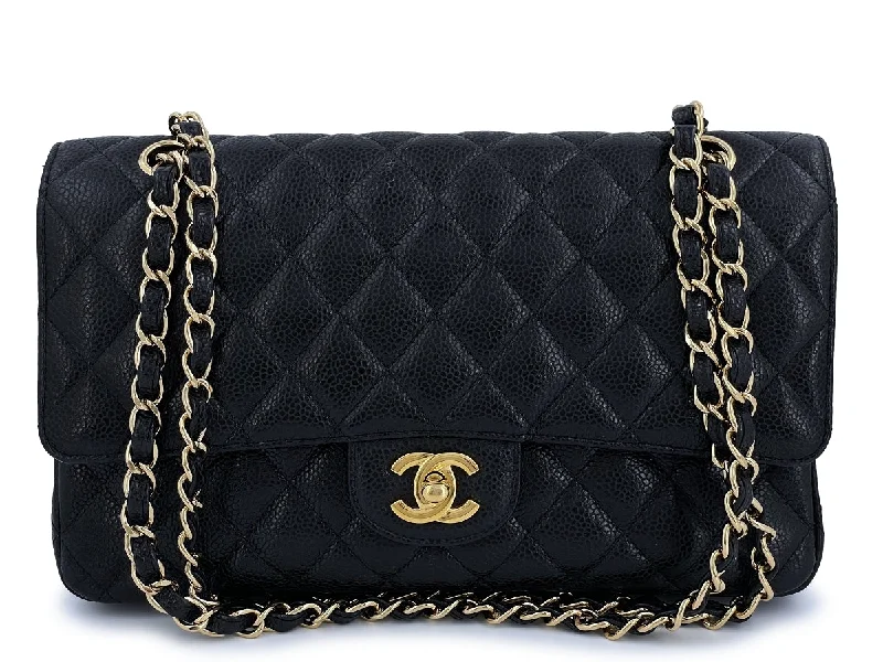 Chanel Luxury Handbag for High - End EventsChanel Black Caviar Medium Classic Double Flap Bag GHW