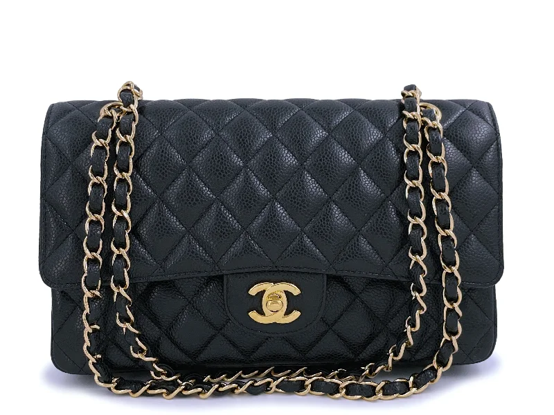 Chanel Chain Strap Handbag for Everyday UseChanel Black Caviar Medium Classic Double Flap Bag GHW