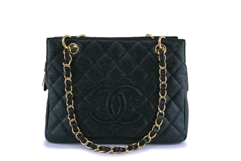 Chanel Vintage Inspired Handbag for Retro LoversChanel Black Caviar Petite Timeless Tote PTT Bag GHW