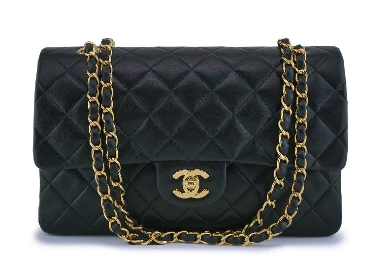 Chanel Limited Edition Handbag for CollectorsChanel Black Lambskin Medium Classic Double Flap Bag 24k GHW