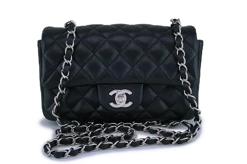 Chanel New Arrival Handbag with Gold HardwareChanel Black Lambskin Rectangular Mini Classic Flap Bag SHW