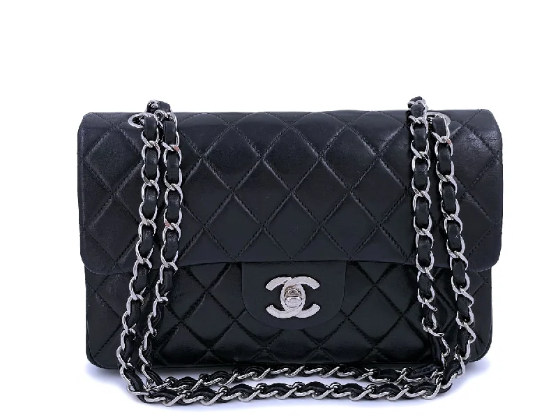 Chanel All - Match Handbag for Versatile StylingChanel Black Small Classic Double Flap Bag Lambskin SHW