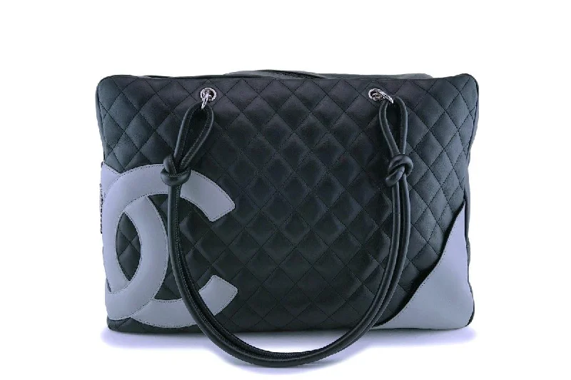 Chanel Lightweight Handbag for Daily ErrandsChanel Black XL Large Cambon Bowler Tote Bag SHW