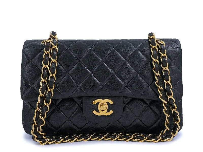 Chanel All - Match Handbag for Versatile StylingChanel Vintage 1996 Black Small Classic Double Flap Bag 24k GHW