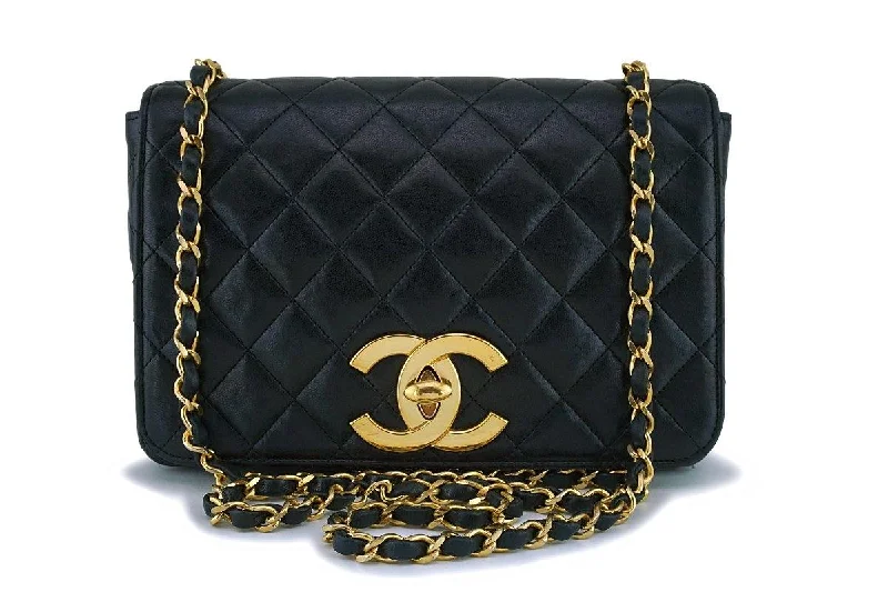 Chanel Colorful Handbag for Spring OutfitsChanel Vintage Black Lambskin Big CC Small Classic Flap Bag 24k GHW