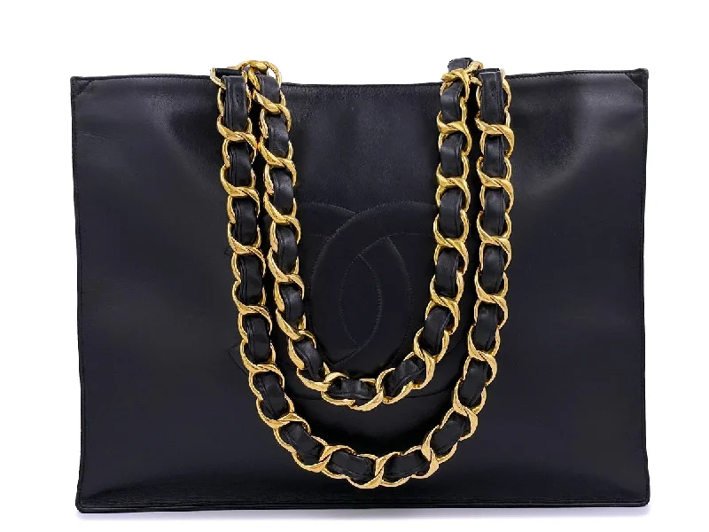 Chanel Luxury Handbag for High - End EventsChanel Vintage Chunky Chain Timeless Tote Bag 24k GHW