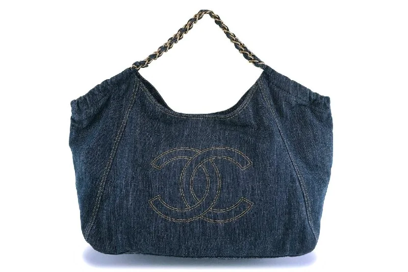 Chanel Limited Edition Handbag for CollectorsChanel XL Denim Coco Cabas Canvas Tote Bag