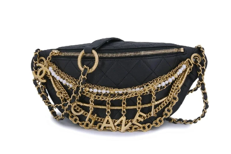 Chanel Classic Flap Bag for Evening PartyLimited Chanel 19A All About Chains Waist Bag Fanny Pack